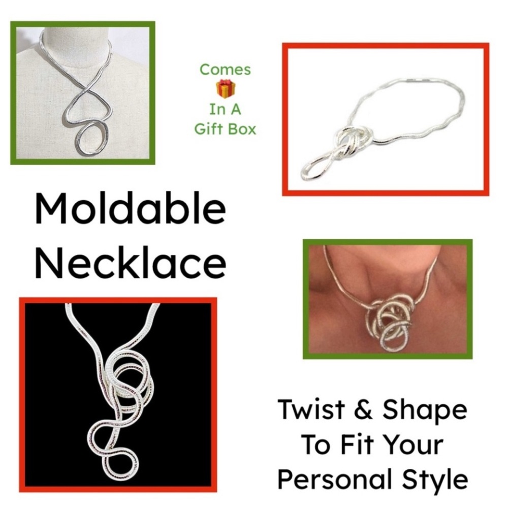 MOLDABLE FLEXIBLE NECKLACE - Picture 10 of 11